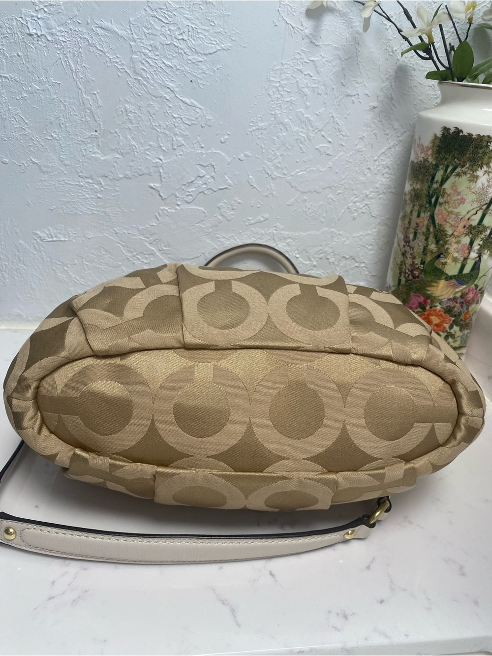 Coach Madison Op Art Sophia Satchel Shoulder Bag Gorgeous!!! - Picture 9 of 14